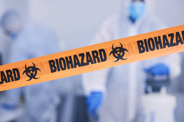 Professional Biohazard Cleanup technician working in Stockton, IL